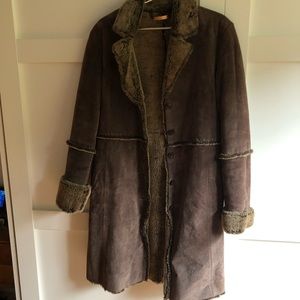 Brandon Thomas leather /suede coat